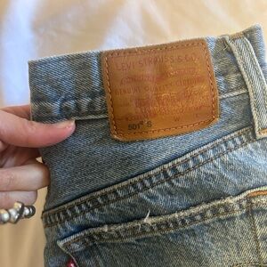 Levi's Denim Jeans with Leather Patch